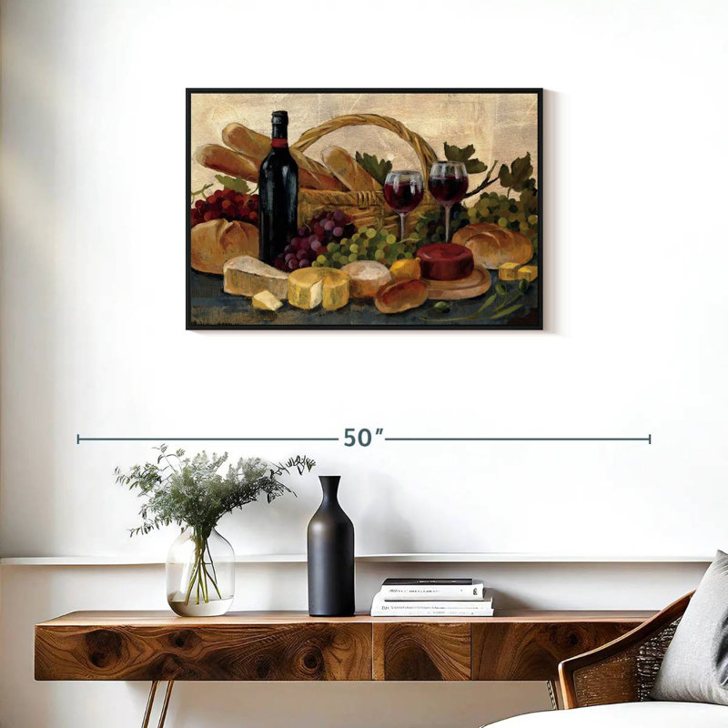 Récompense toscane Toscane, Cadre flottant noir, 31 po x 21 po