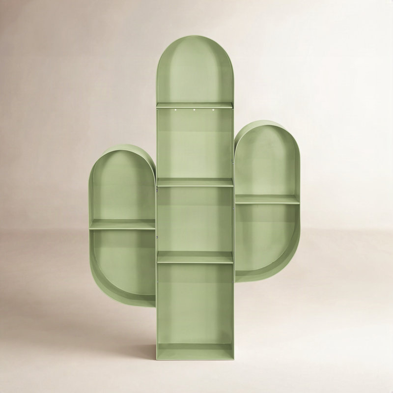 Cactus 48" H x 8" W Steel Chip Resistant Tree Bookcase