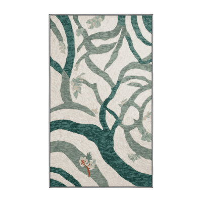 Tapis gris lavable à la machine