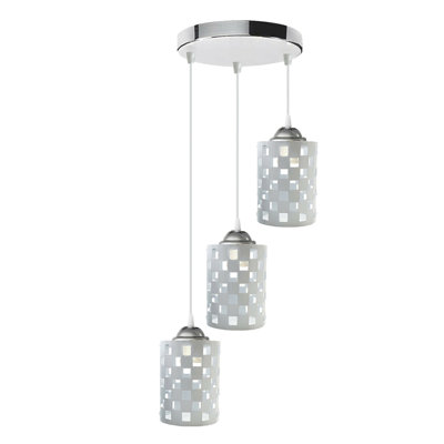 Crue 3 - Light White Cluster Pendant