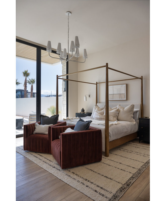 Marcel 8 - Light Chandelier, Textured Bronze