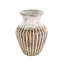 Vase décoratif en bois de manguier brun Caidence