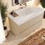 Meuble-lavabo moderne (avec meuble-lavabo et lavabo) avec rangement