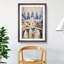 When the Morning Stars Sang Together Butts Set by William Blake - Picture Frame Painting-62765582-62765585