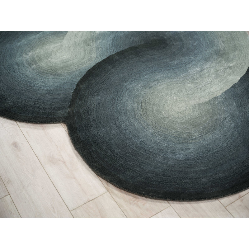 Mitomo Hand Tufted Abstract Area Rug