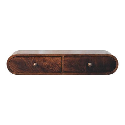 80cm W Solid Wood Bedside Table