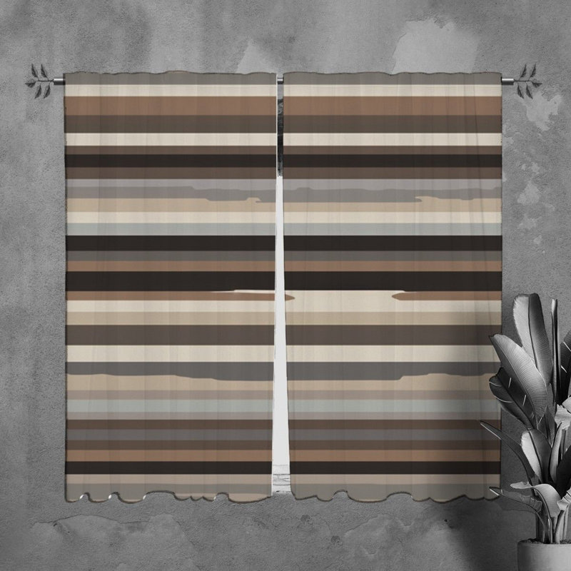 Paire de rideaux obscurcissant en polyester Kallia, L 20 po x L 82 po