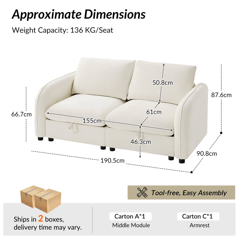 2 Seater Sofa