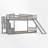 Matelles Kids Twin Over Twin Bunk Bed-1892736841