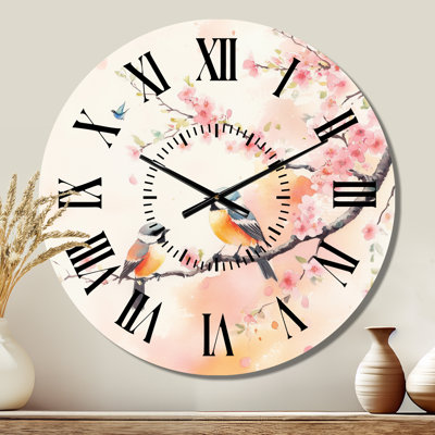 Mikado I - Horloge murale asiatique en métal silencieux