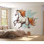 Murale pelez et collez de qualité supérieure - Cheval au galop-1066844216