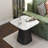 Housel Faux Marble Square End Table