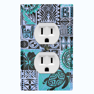 Nature Themed 1 - Gang Duplex Outlet Standard Wall Plate