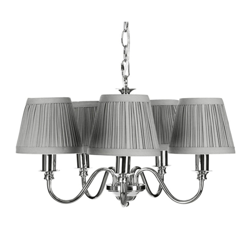 Issac 5 - Light Shaded Chandelier