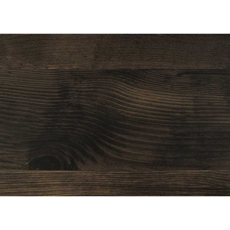 Table de chevet pour chambre à coucher dans un style transitionnel rustique brun avec 2 tiroirs