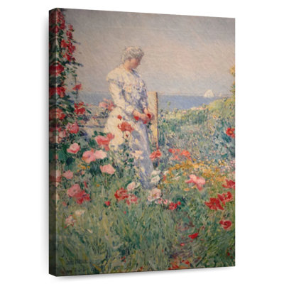 Senne Celia Thaxter dans son jardin