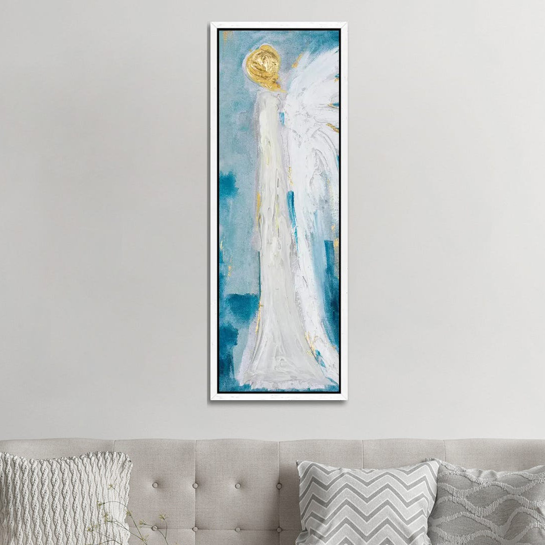 Angel Wings by L. Hewitt - Panoramic Painting on Canvas
