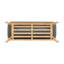 Linen Upholstered Storage Bench