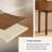 51'' Wood Writing Desk with Pre-Assembled Top, Makeup Vanity Desk with Storage and Sliding Doors - Narrow Computer and Work Table for Home Office, Brown Dressing Table for Bedroom (Walnut)-916603438