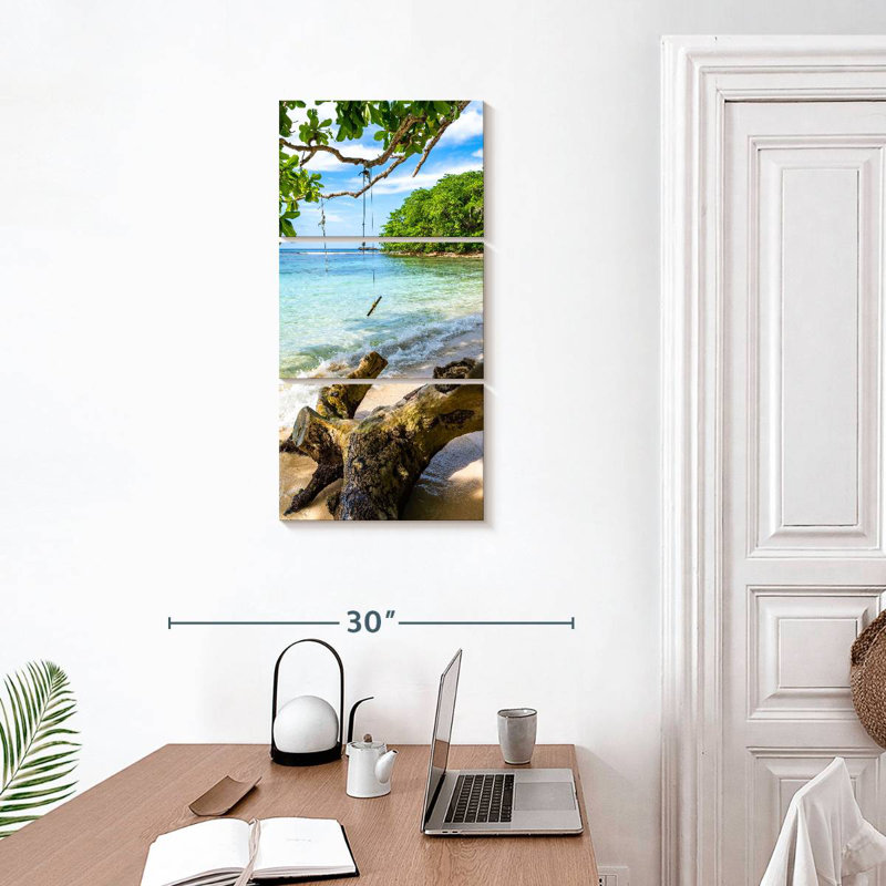 Caribbean Island Herald, 32" H x 15" W