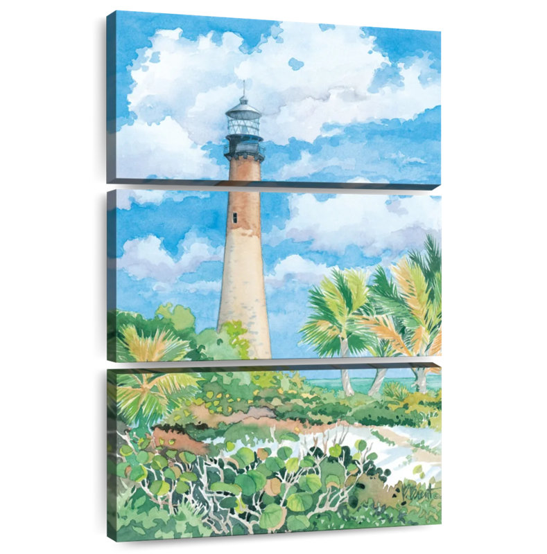 Aletra Lighthouse Cape Florida, 57" H x 36" W
