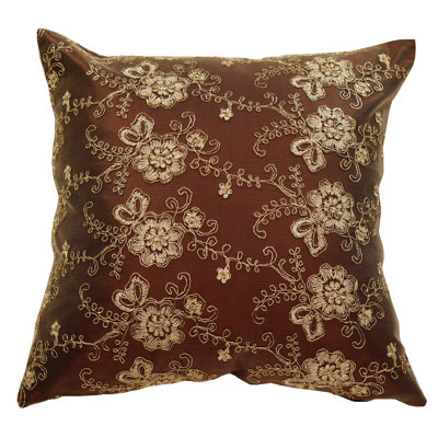 Swiss Embroidered Pillow Cover