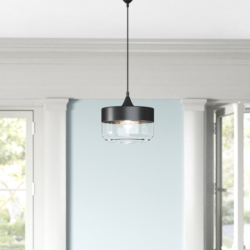Emmanuelle 1 - Light Single Pendant, Black /Bronze
