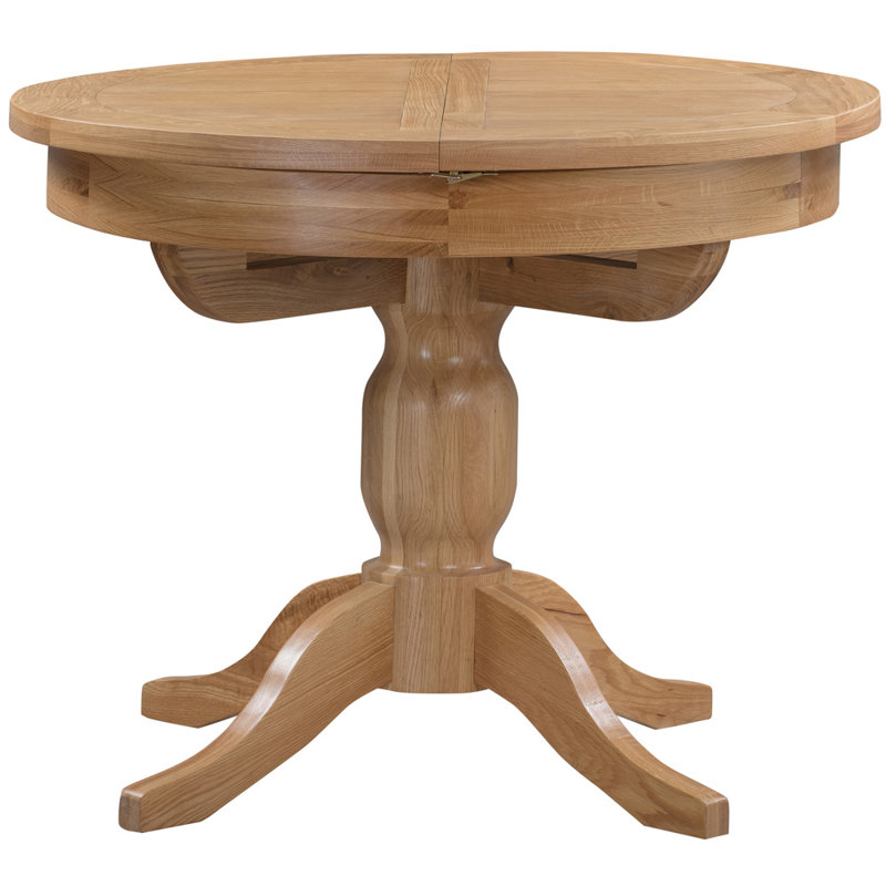 Forelli Extendable Oak Oval Dining Table