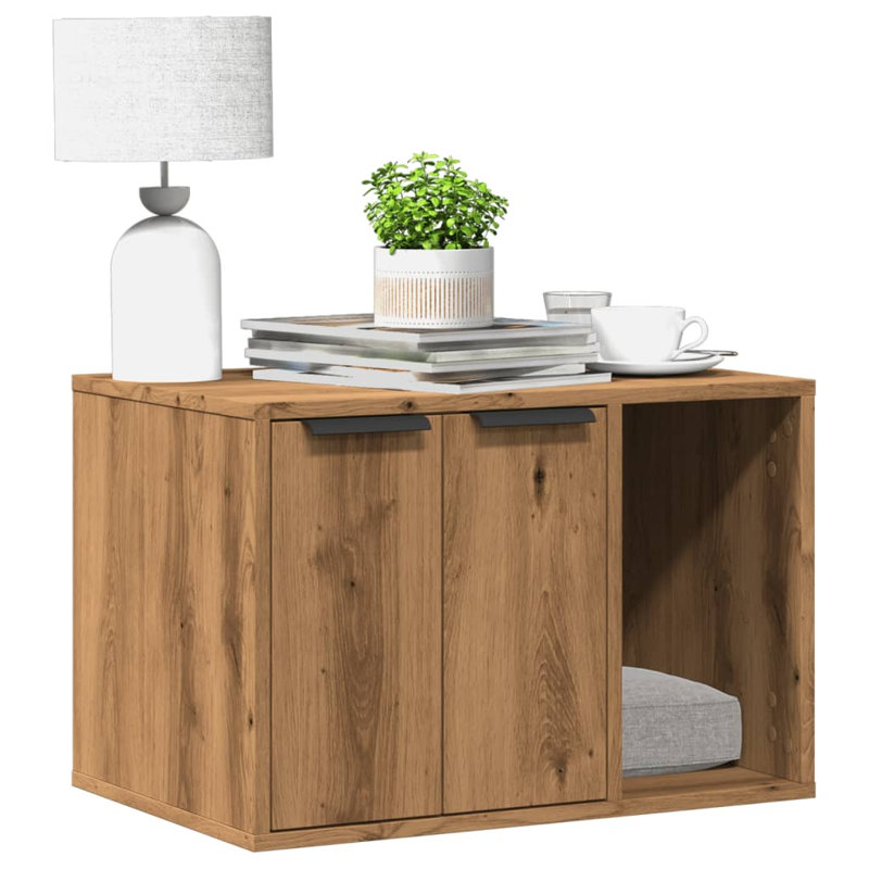 Engineered Wood Stocking Holder, Artisian Oak