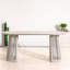 Metal Outdoor Dining Table , 180cm cm W 90cm cm D