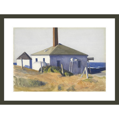 House of the Fog Horn No. 3 by Edward Hopper -Framed Giclee Print