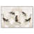 White Floater Framed
