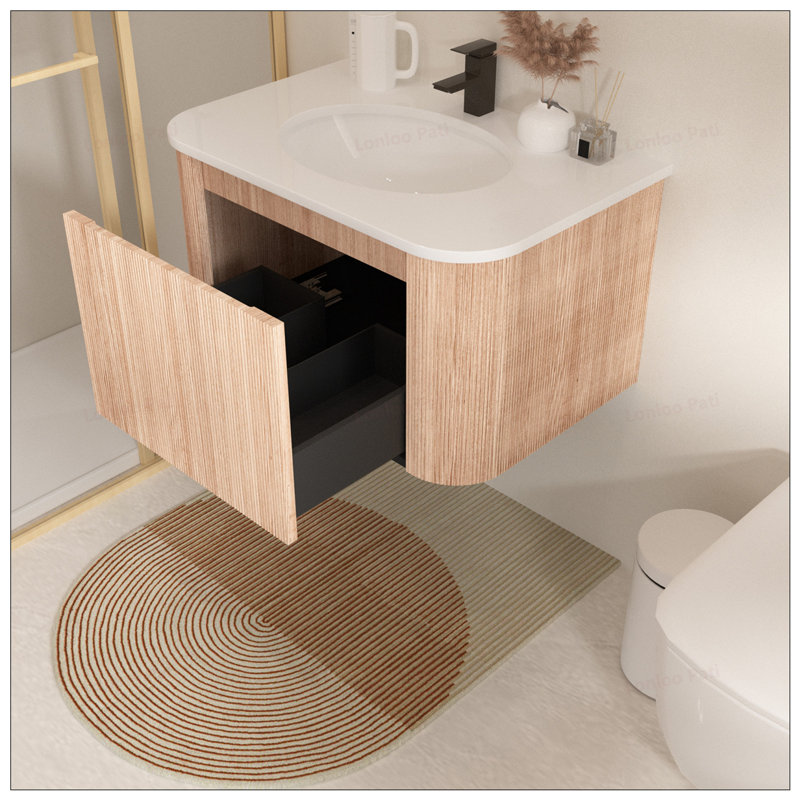 Meuble-lavabo flottant 30 po avec lavabo intégré, 30"
