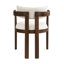 Linen Upholstered Armchair in Beige-304304160-304304172