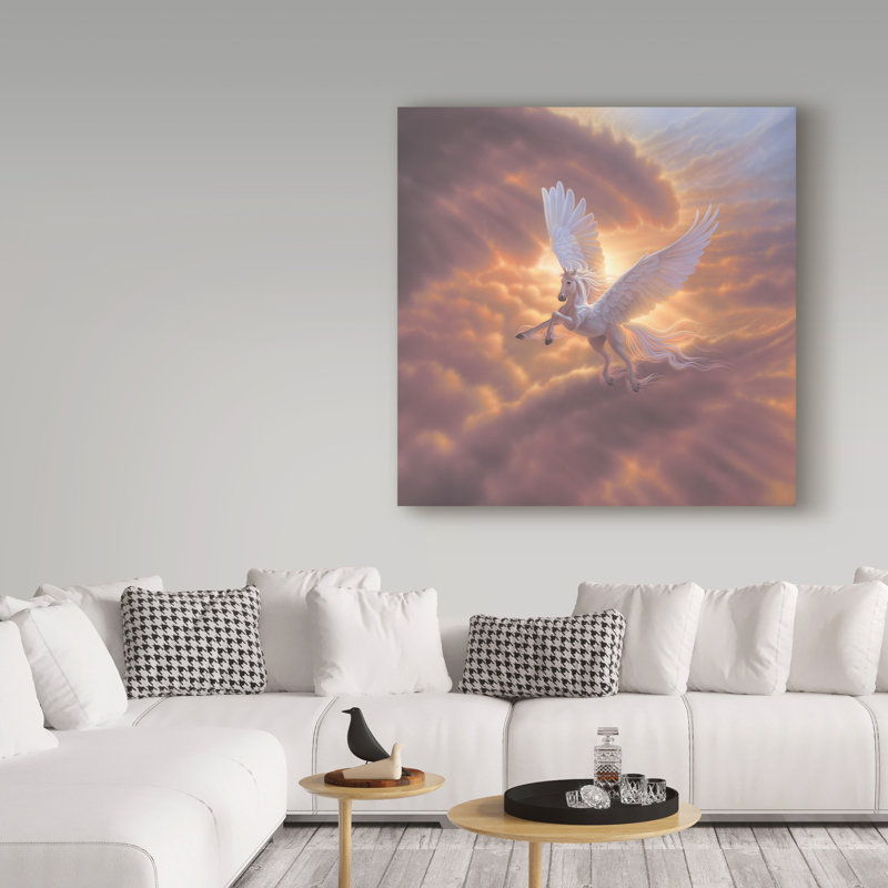 «Hilkiah Pegasus Spirit of the Sky», impression sur toile tendue, H 35 po x l 35 po x P 2 po