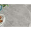 Tierra Modern Chrome Metal & Glass Round Dining Table Set with 4 Upholstered Faux Leather Chairs-87471413-87471412