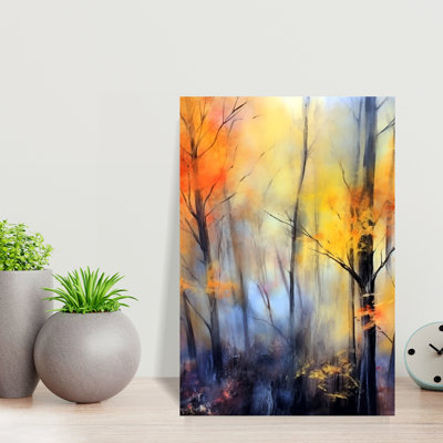 Misty Autumn Forest