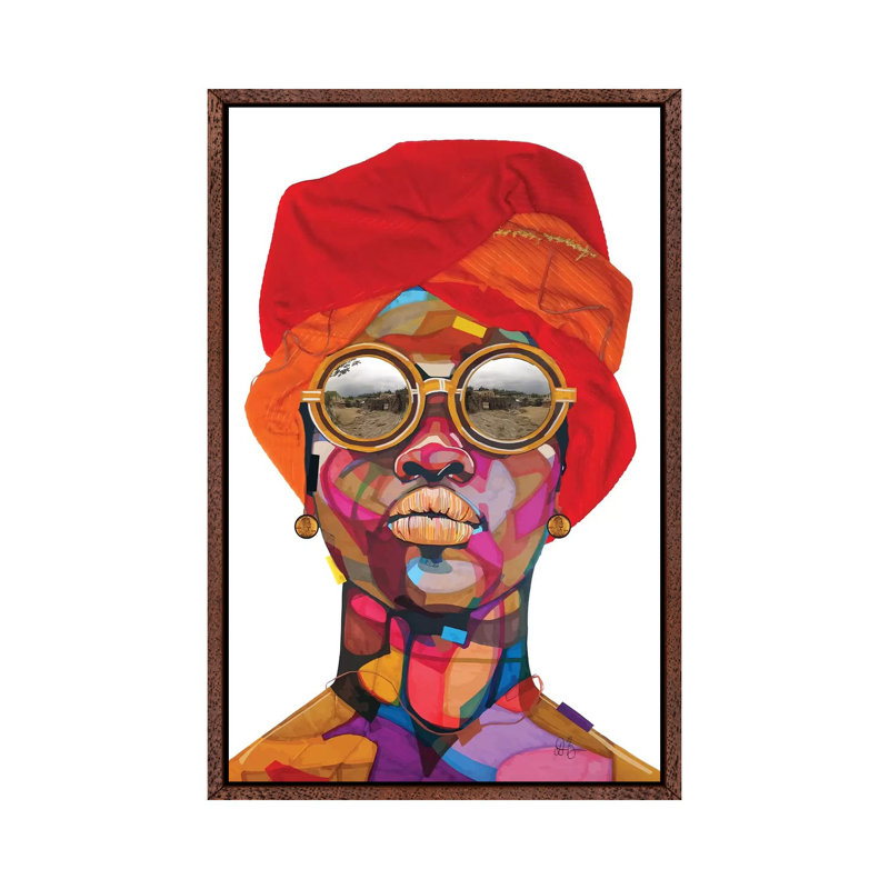 Reflections 1 Piece Wall Art on Canvas, 66.04 cm H x 45.72 cm W, Classic Brown Wood Framed Canvas