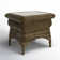 Aaraiz Rectangular Glass Outdoor Side Table