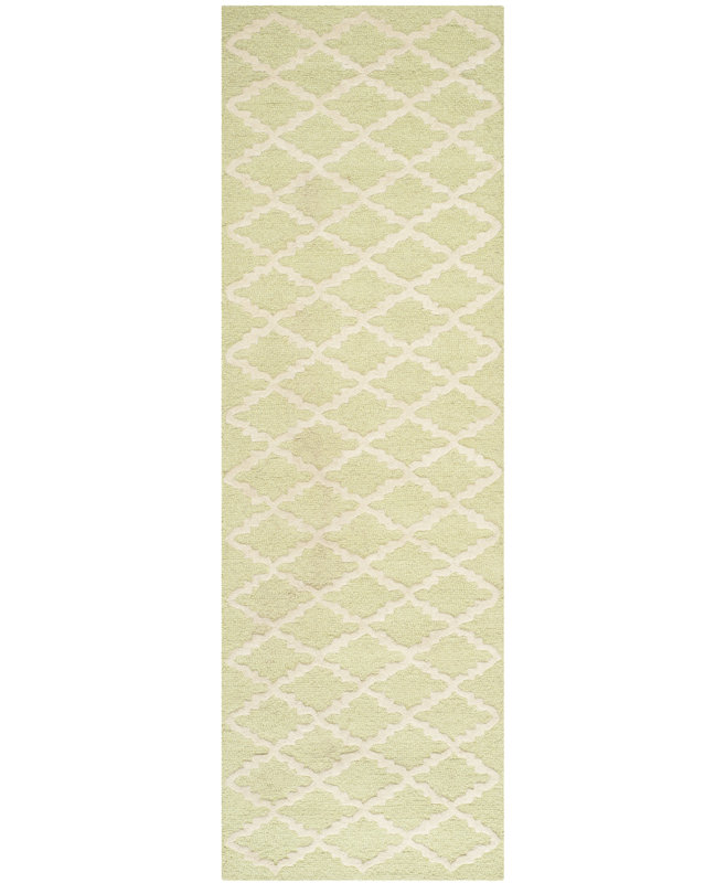 Ilion Cambridge Hand Tufted Wool Geometric Rug, Runner 2'6" x 8'
