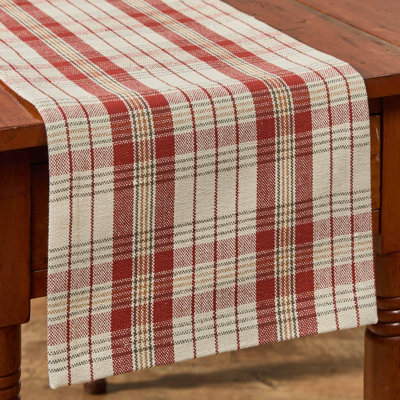 Hawthorne Plaid Table Runner 13"