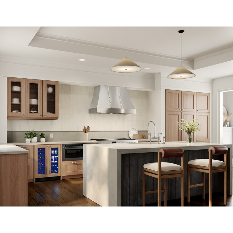Alto 48 in. Convertible Wall Mount Custom Range Hood in Stainless Steel