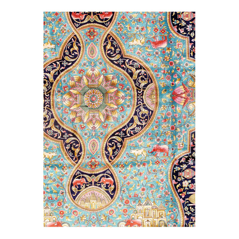 Persian Qum Design Rug 6'6"X 9'7"