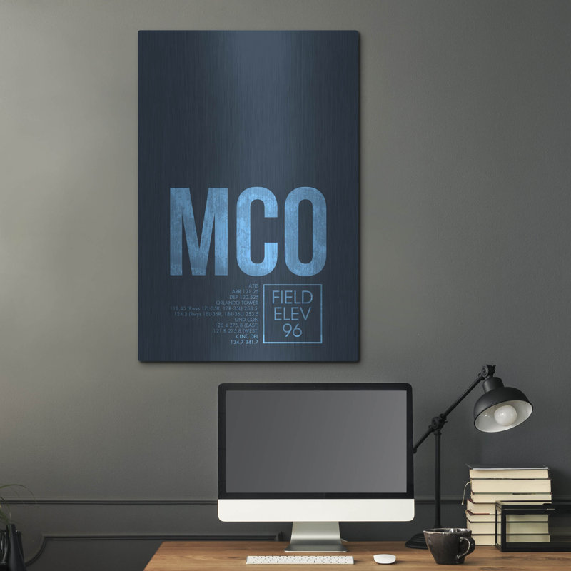 " MCO ATC " by O8 Left, 36" H x 24" W