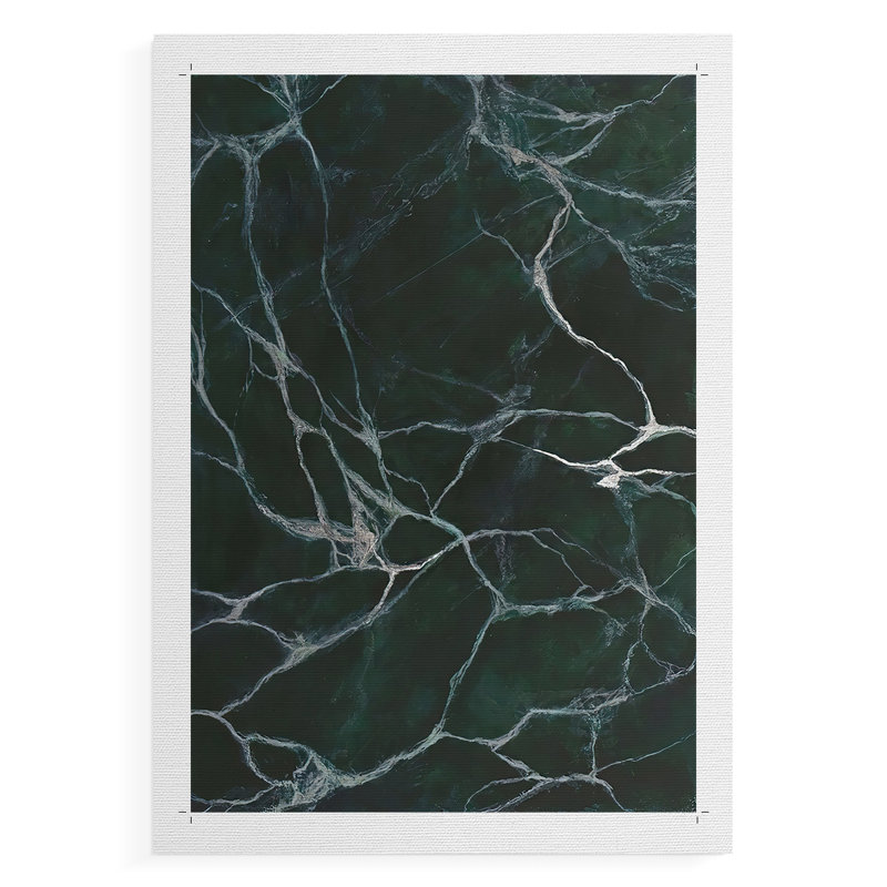Jade Marble I - Impression sur toile seulement - NON-CADRE, H 18 po x l 12 po