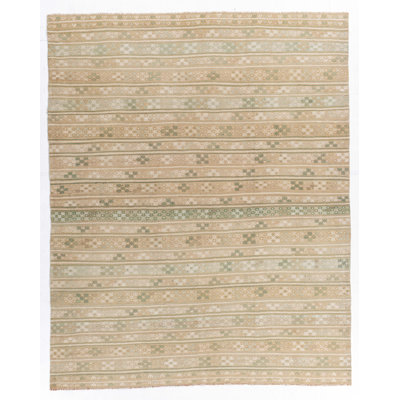 One-of-a-Kind 7'2 X 9' Flatweave Area Rug