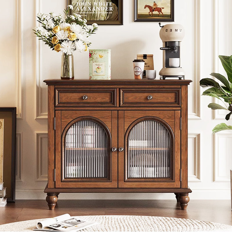 Armoire d'appoint American-Style Retro, Tanné