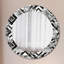 Huldar Glass Flat Wall Mirror
