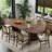 Oval Dining Table with Double Pedestal Solid Wood Kitchen Table-1457074172-1457074173