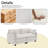Redenius Boucle Upholstered Loveseat Sofa With Armrest-107084661